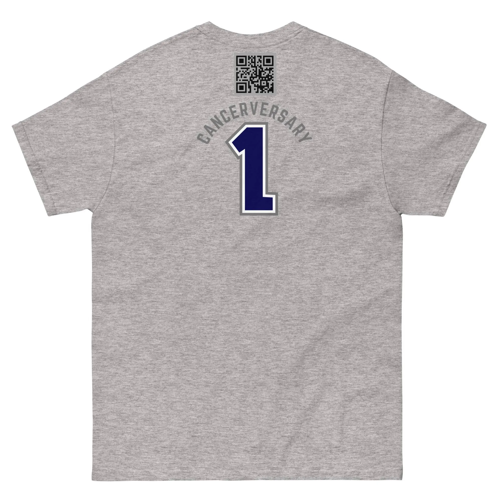 Customizable Cancer Ribbon Gray Tee