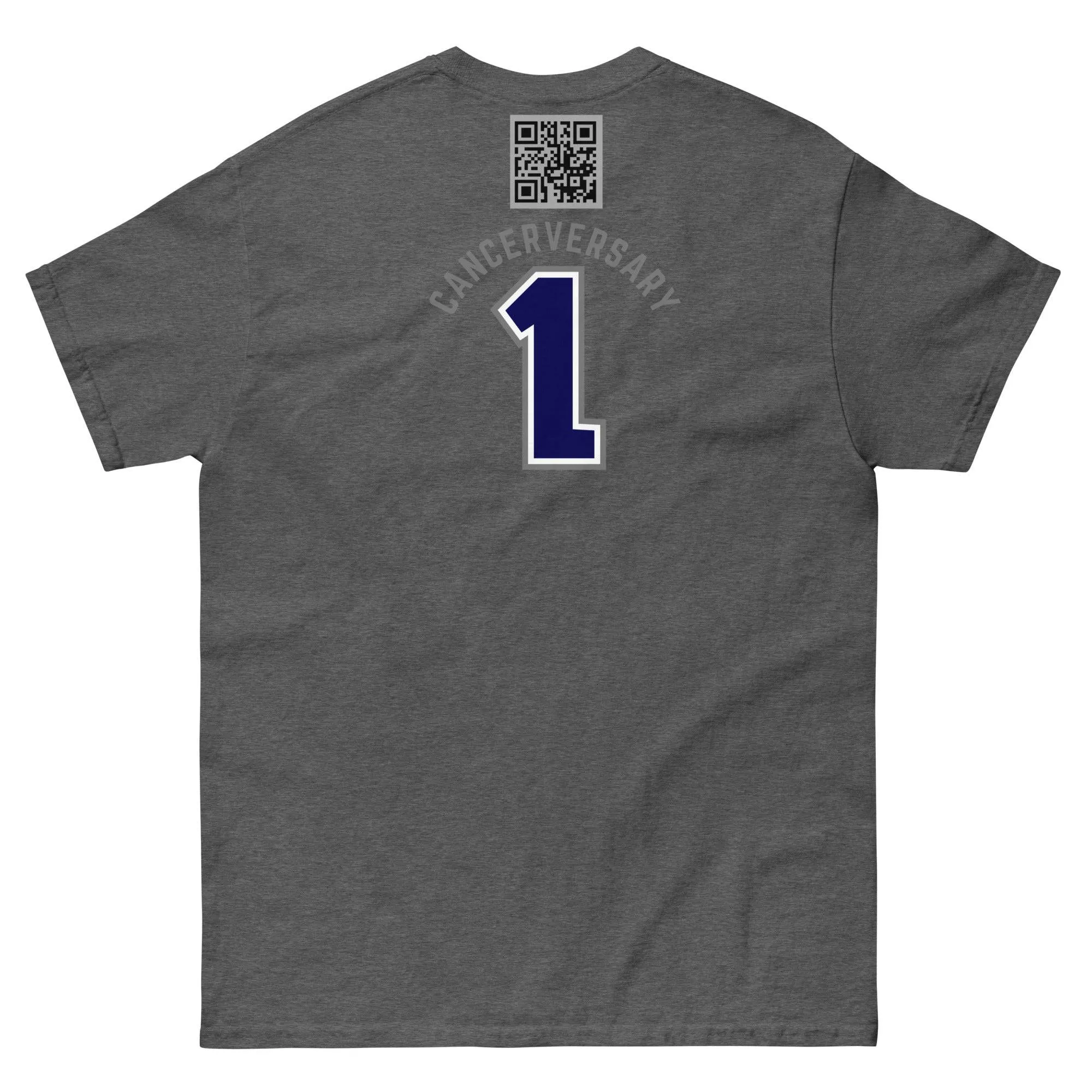 Customizable Cancer Ribbon Gray Tee