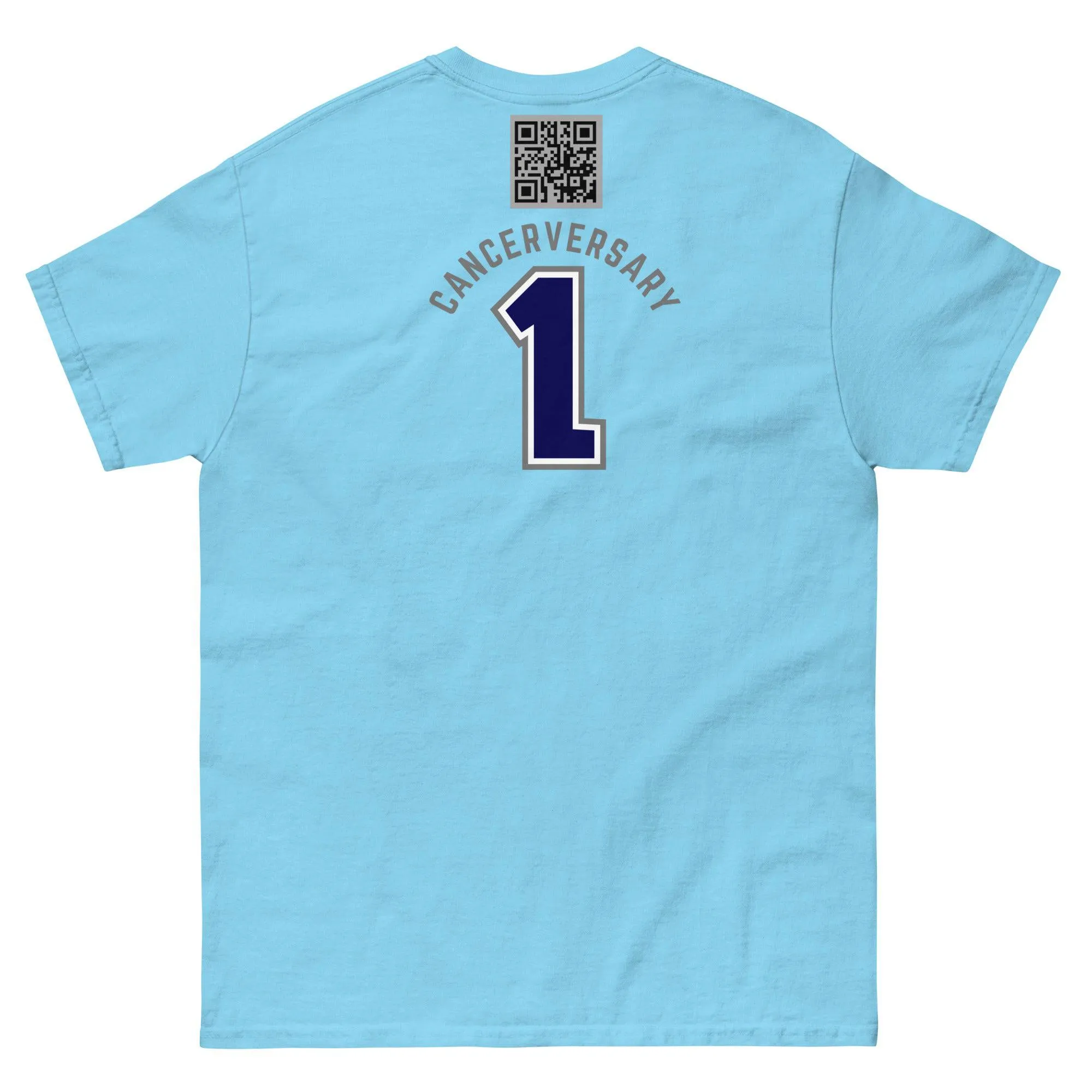 Customizable Cancer Ribbon Gray Tee