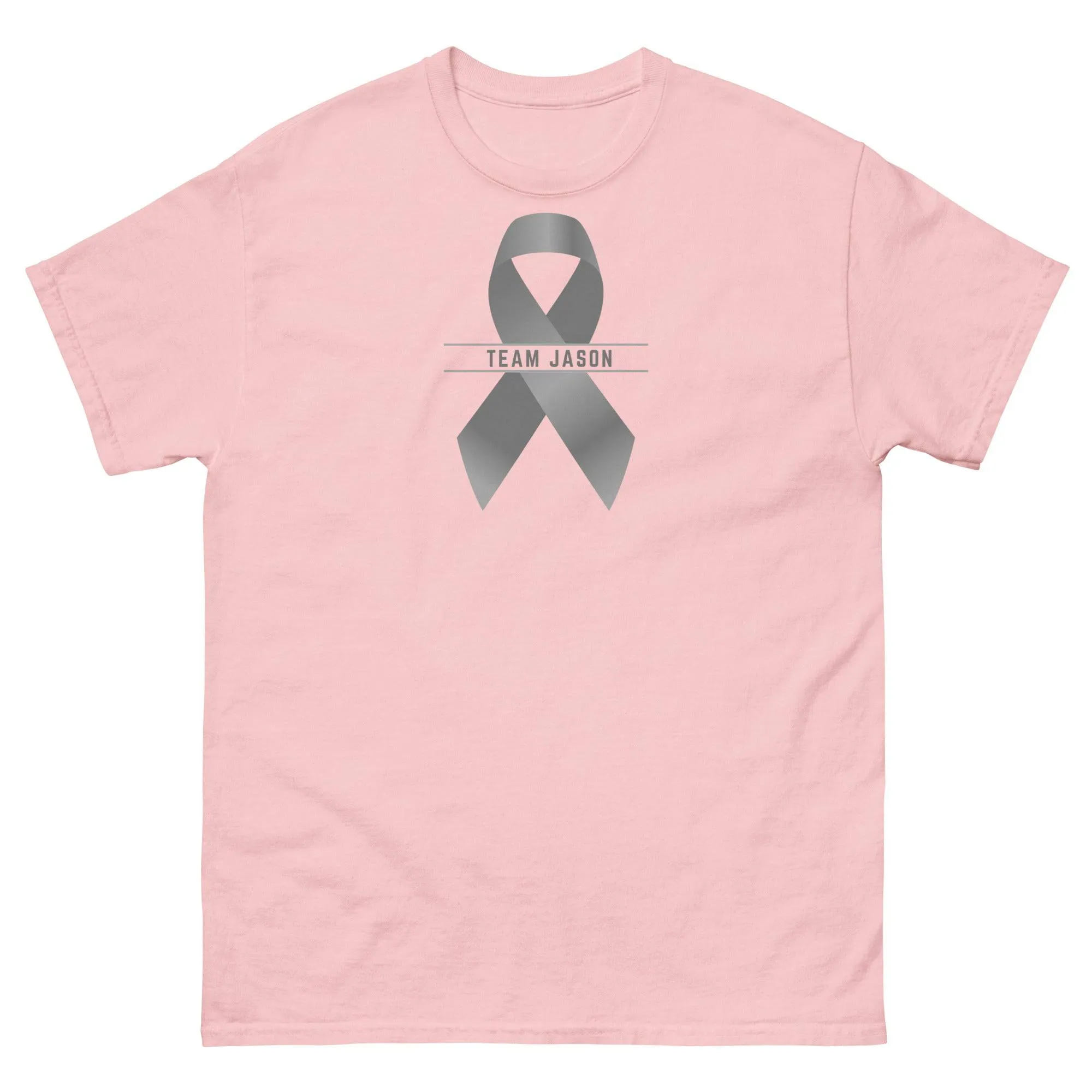 Customizable Cancer Ribbon Gray Tee