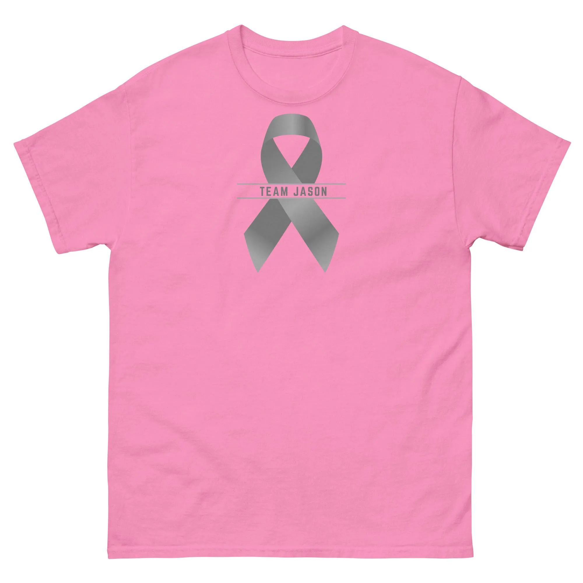 Customizable Cancer Ribbon Gray Tee
