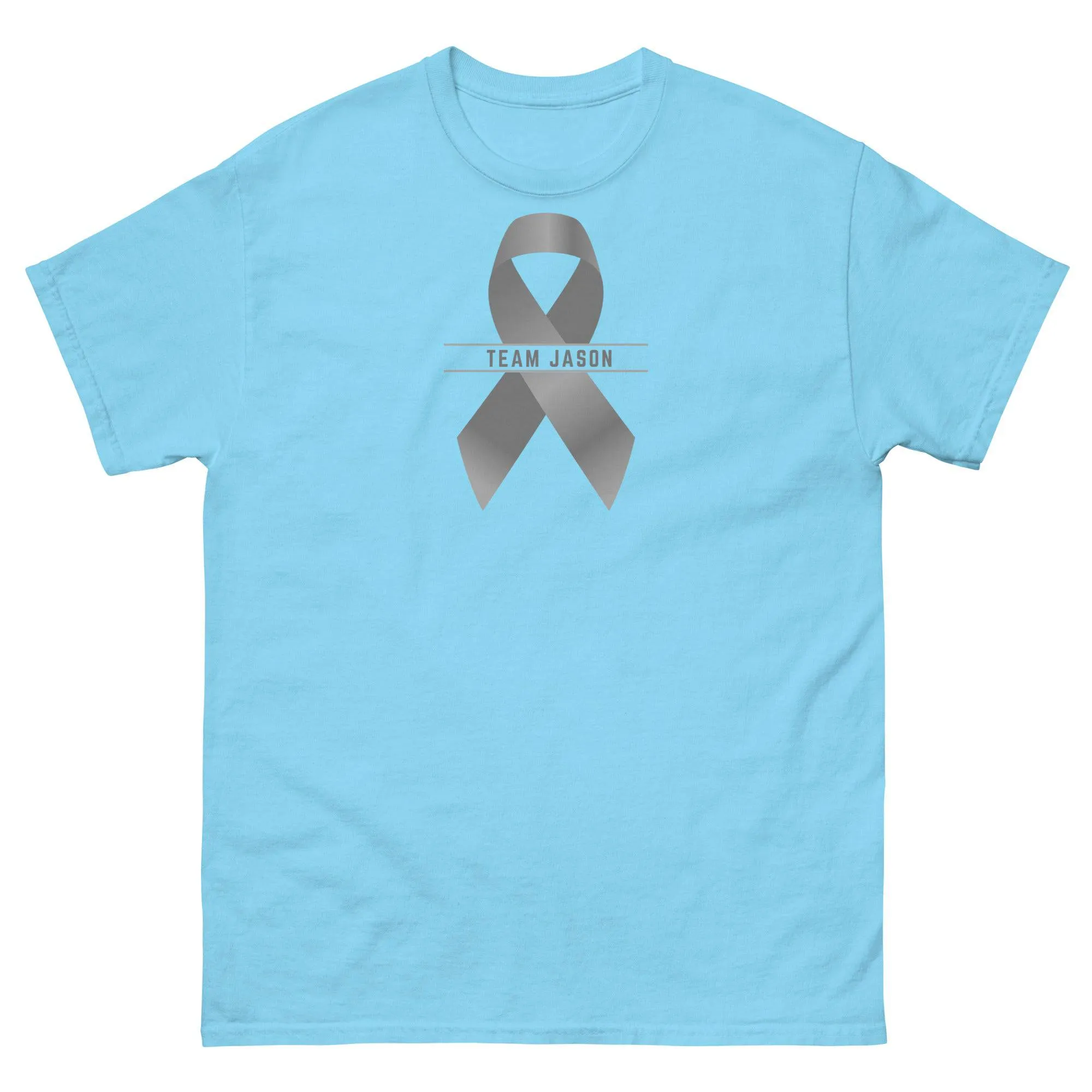Customizable Cancer Ribbon Gray Tee