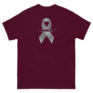 Customizable Cancer Ribbon Gray Tee