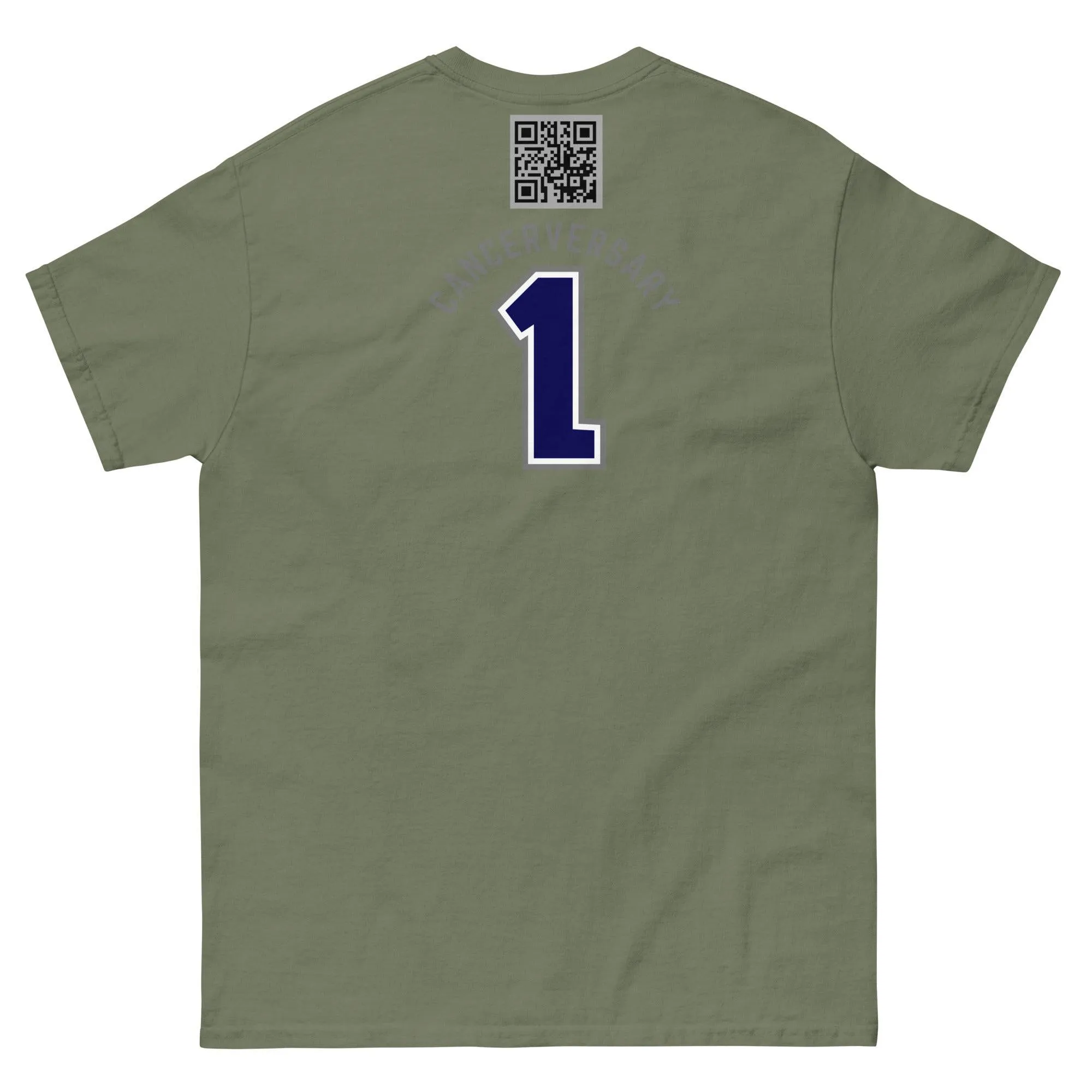 Customizable Cancer Ribbon Gray Tee