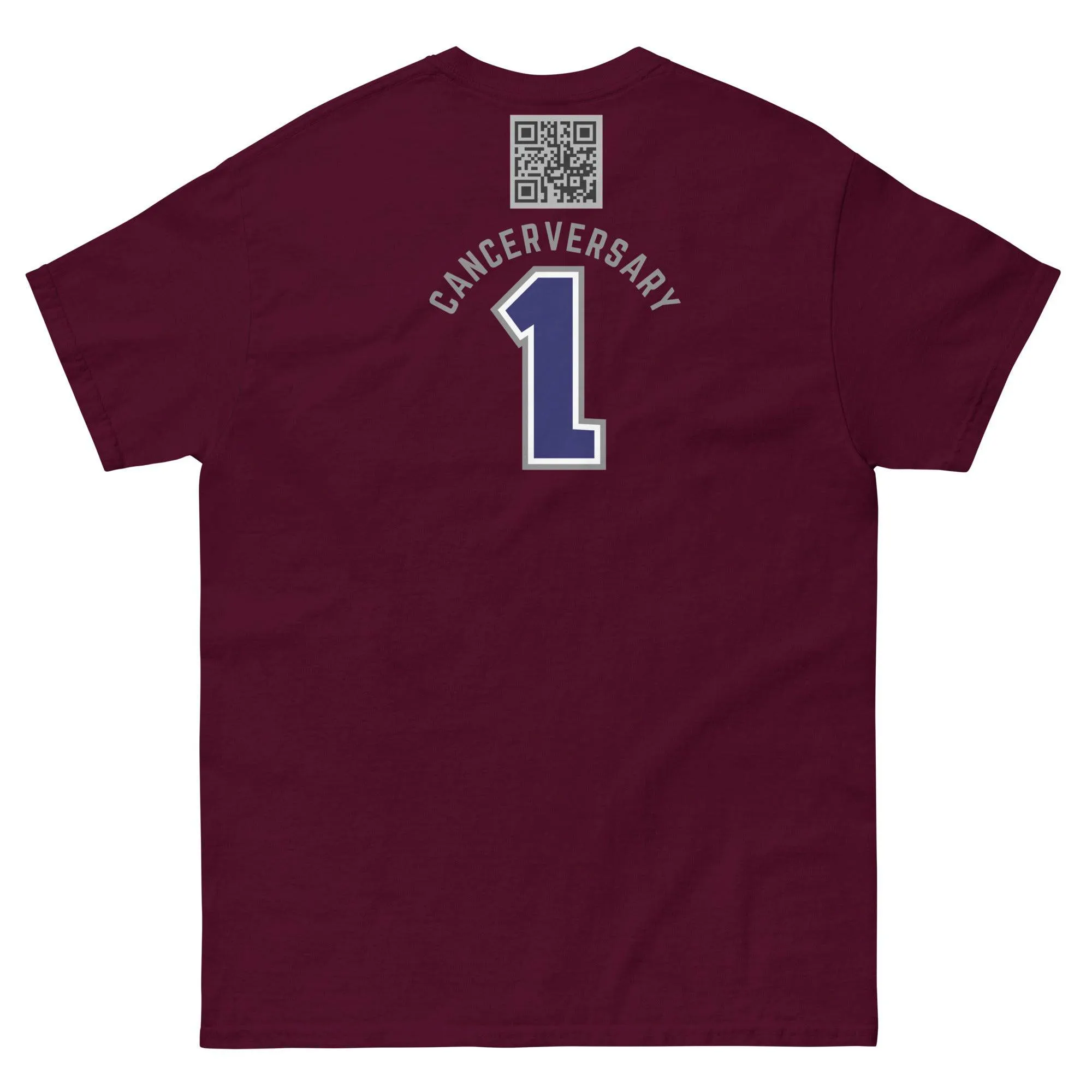 Customizable Cancer Ribbon Gray Tee