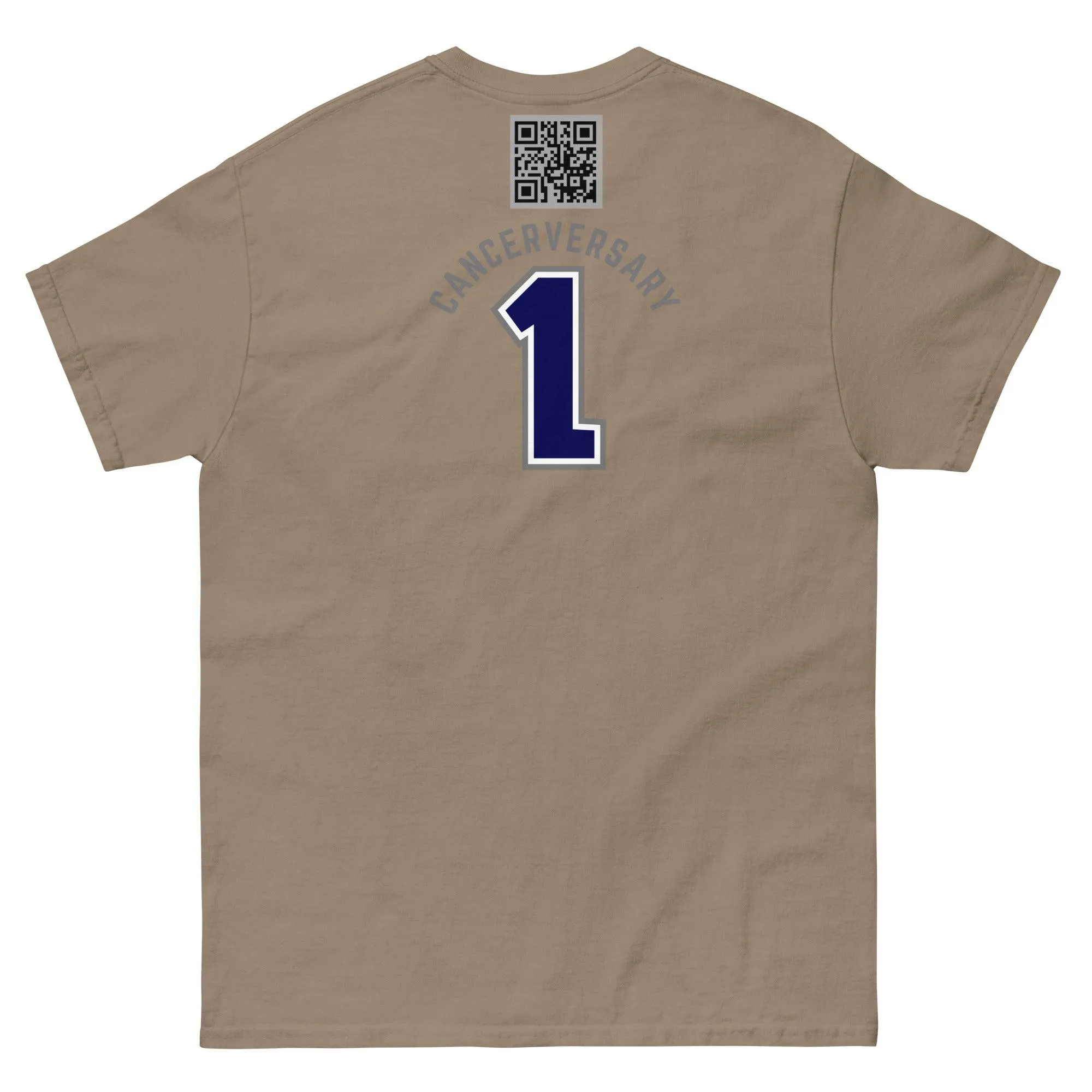 Customizable Cancer Ribbon Gray Tee