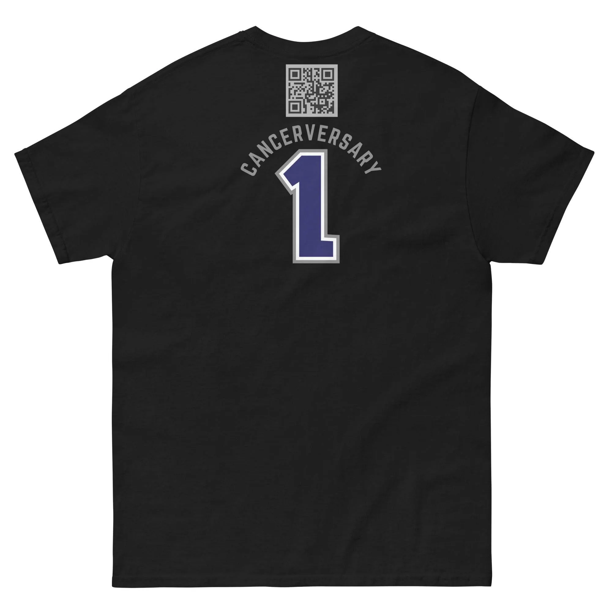 Customizable Cancer Ribbon Gray Tee