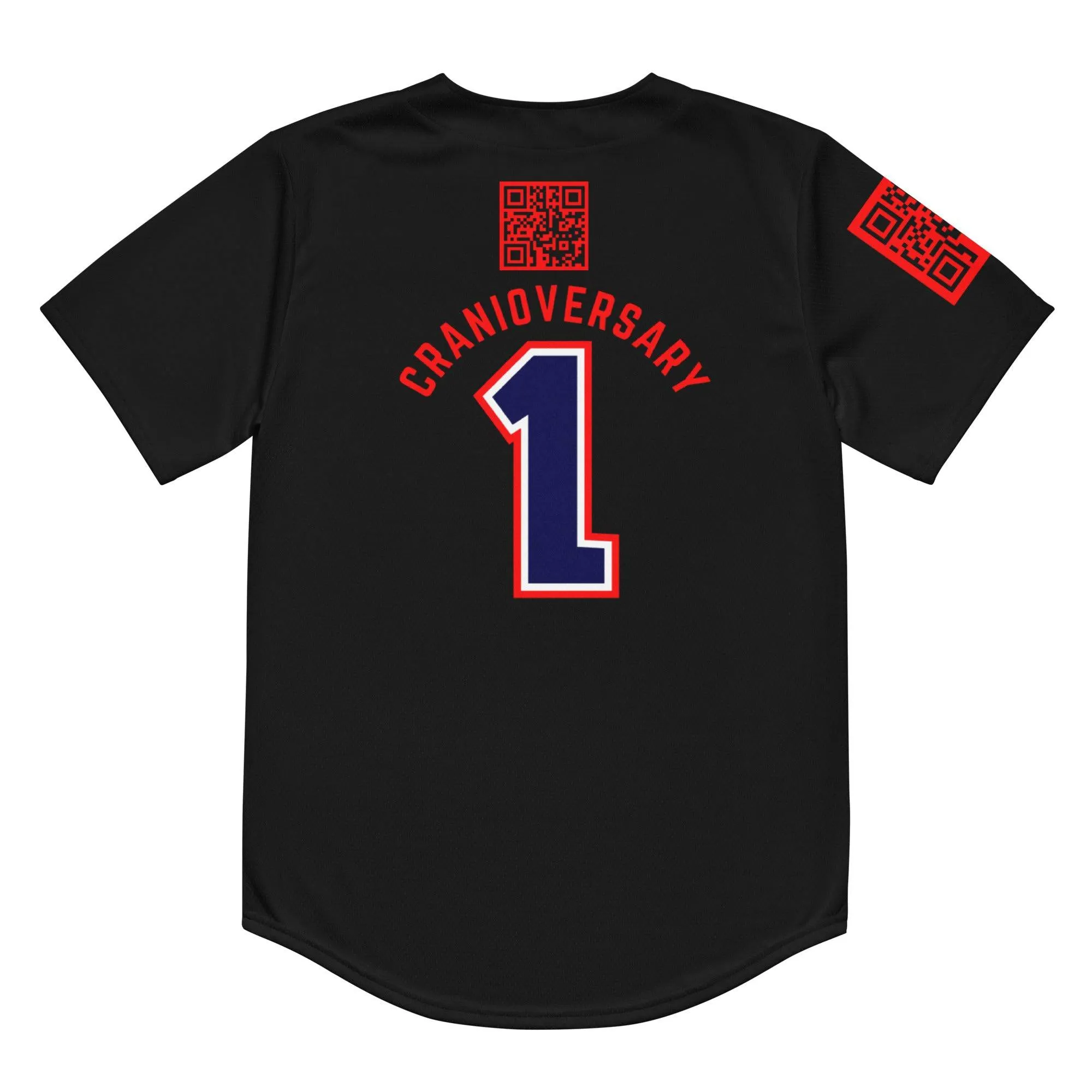 Customizable "Cranioversary" Team Jersey Button