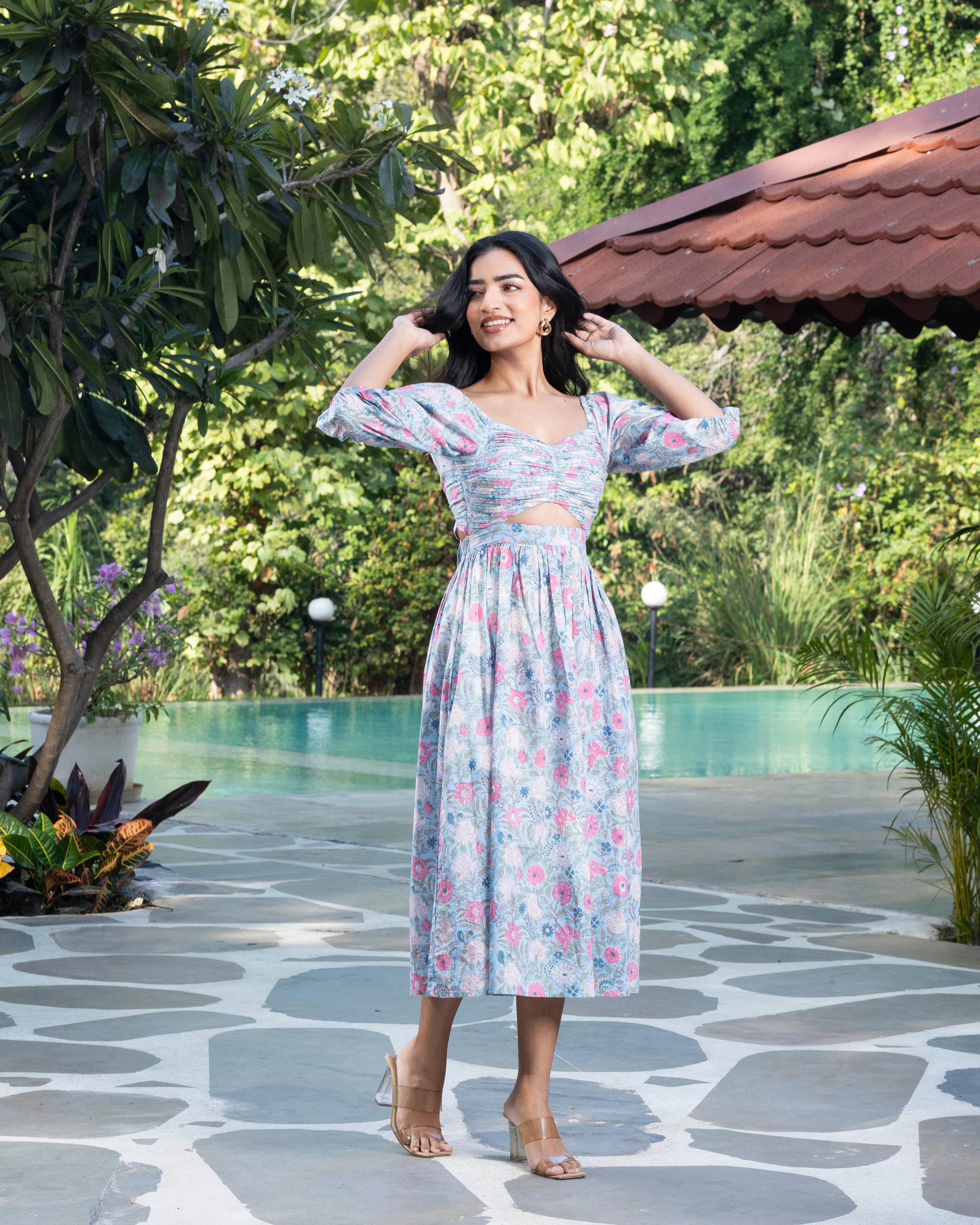 Daisy Pleated Dress