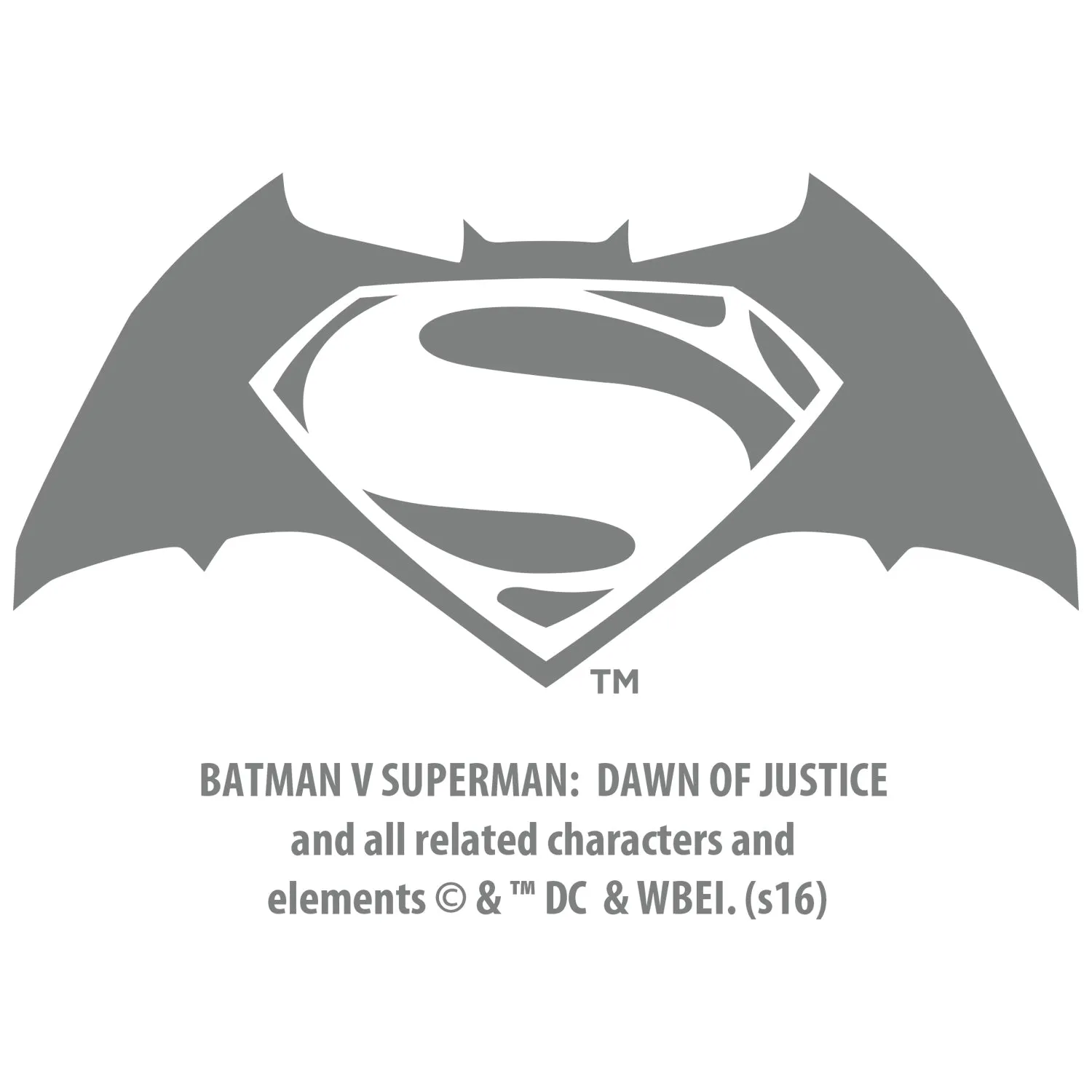 DC Batman V Superman Wonder Woman Graff Character Face Official Women's T-shirt (White)