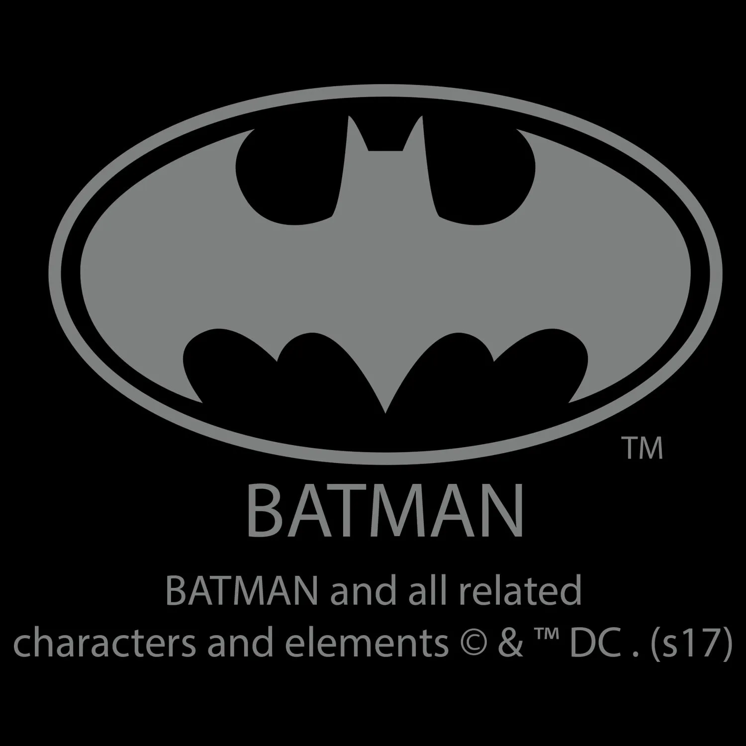 DC Comics Batgirl Logo Character Shield Official Women's T-shirt (Black)