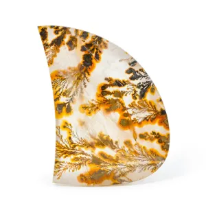 Dendritic Quartz 57.4mm 39 Gram Polished Crystal Cabochon