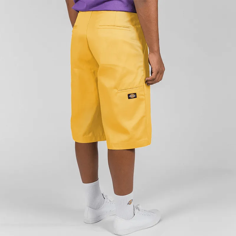 DICKIES - 42283 13 INCH LOOSE FIT MULTI POCKET WORK SHORT - GOLD