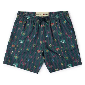 Disney and Pixar Finding Nemo "Shark Bait’s Buds" – Stretch Seersucker Hybrid Shorts