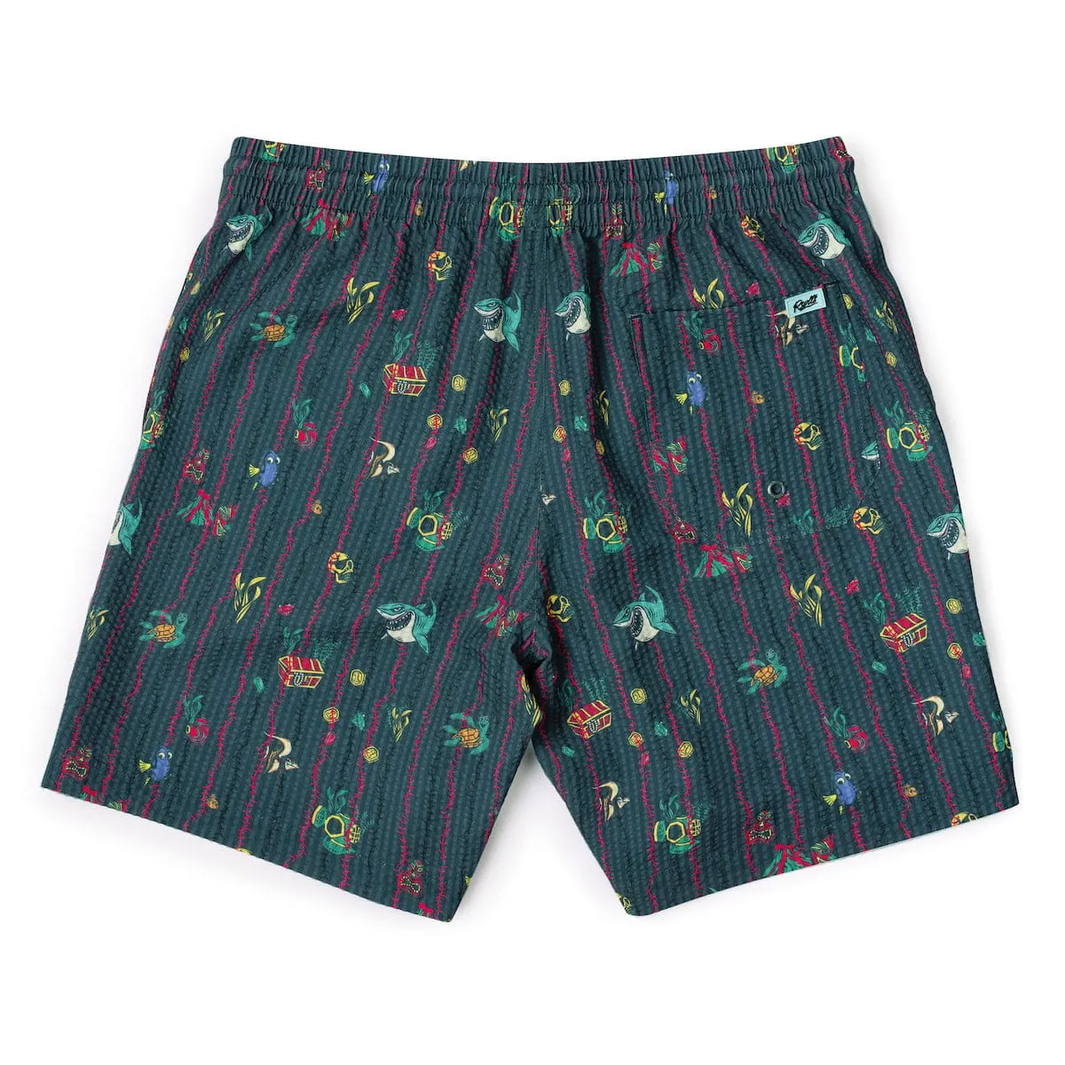 Disney and Pixar Finding Nemo "Shark Bait’s Buds" – Stretch Seersucker Hybrid Shorts