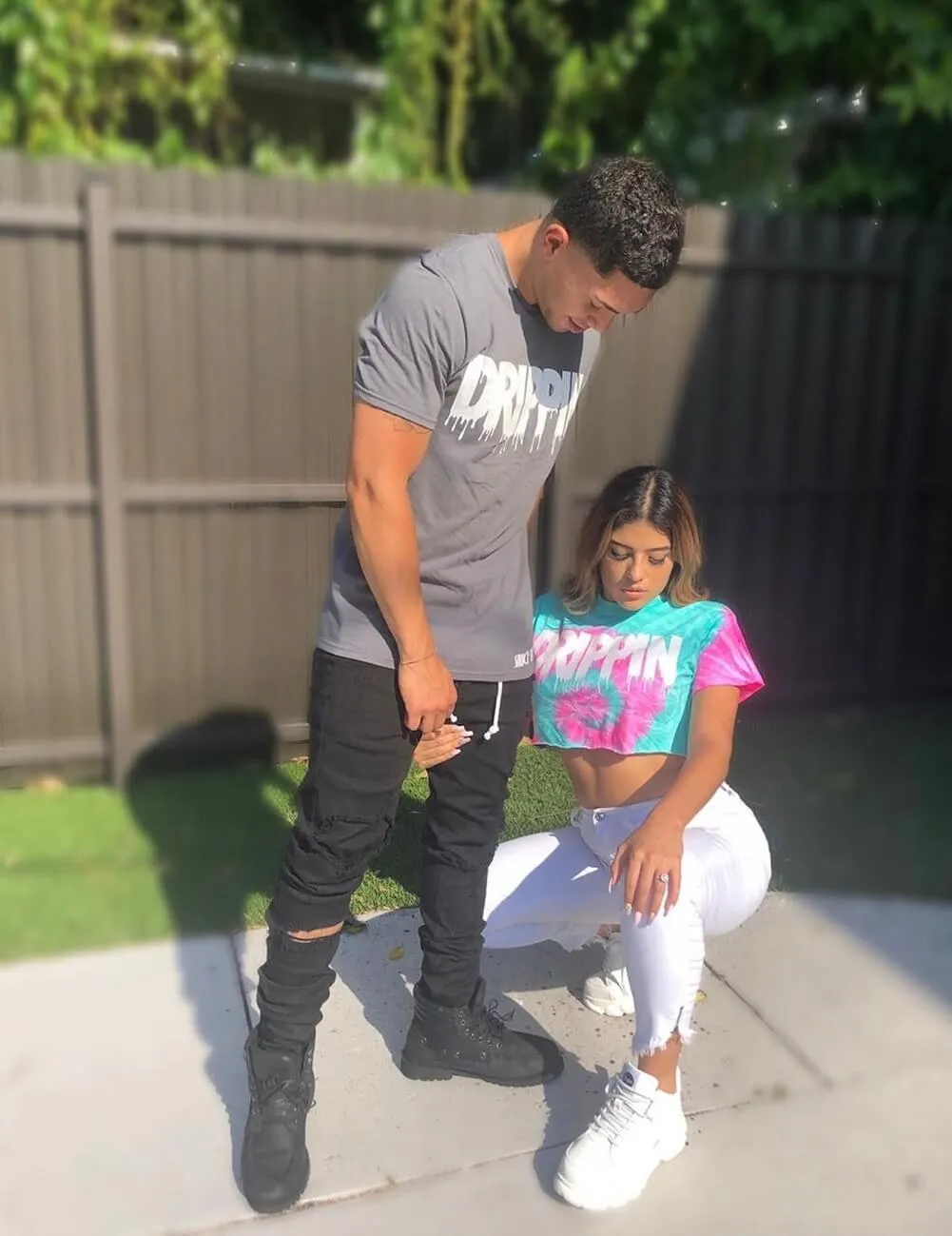 Drippin | Minty Pink Tee