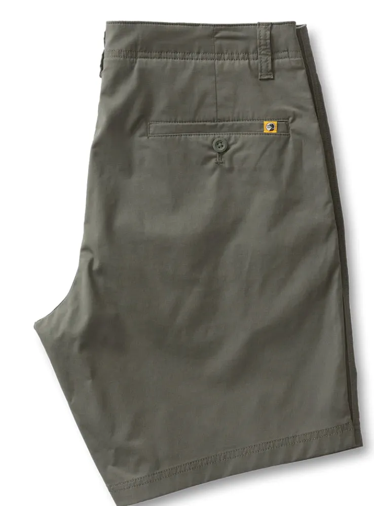Duck Head Harbor Performance Shorts Gunmetal Gray 8 inch