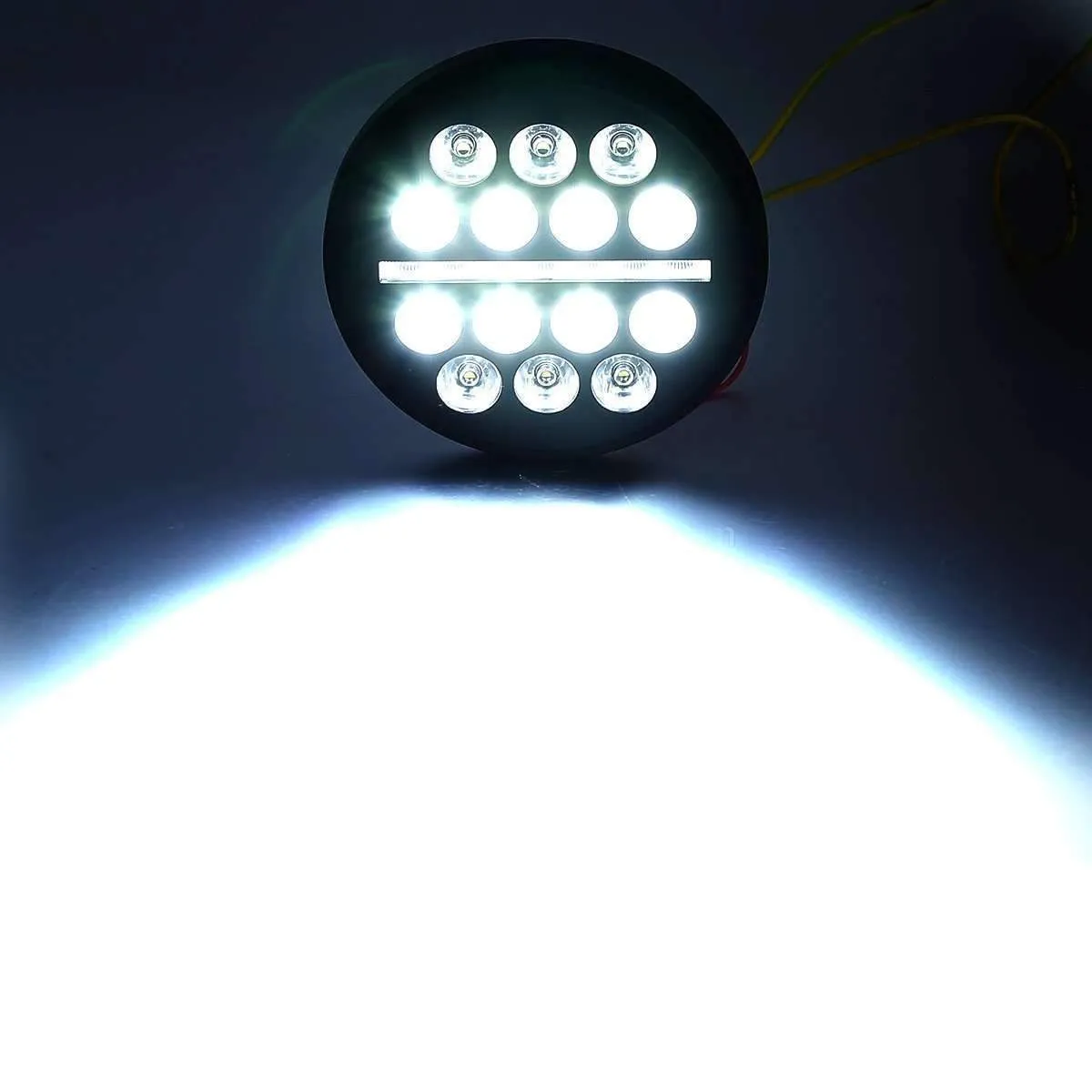 Eagle Lights Slim Line 4.5" Auxiliary / Passing LED Lights for Harley Davidson and Indian Motorcycles - Plug and Play Connection