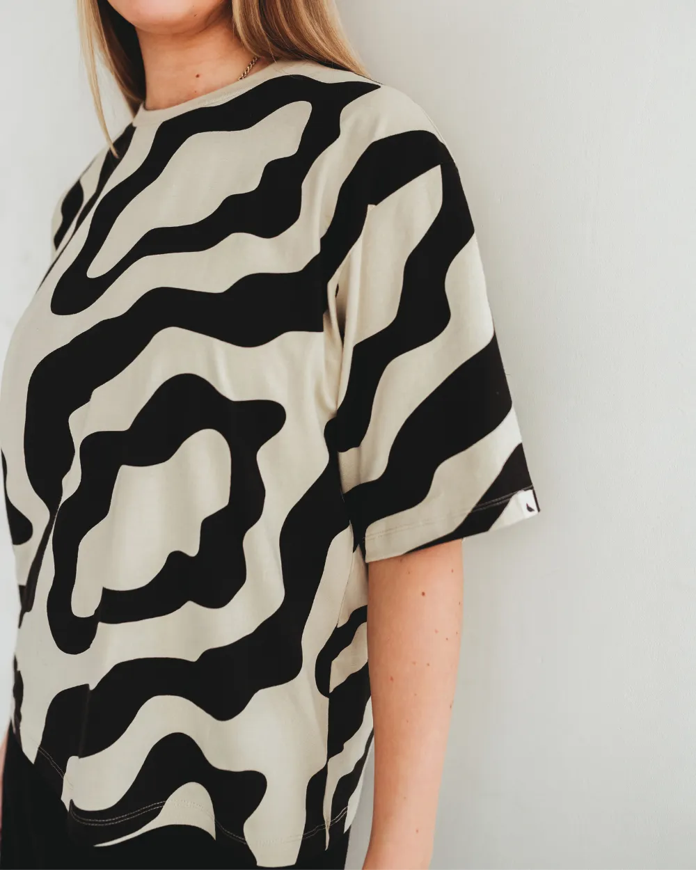 Elsie Whirl Print T-Shirt
