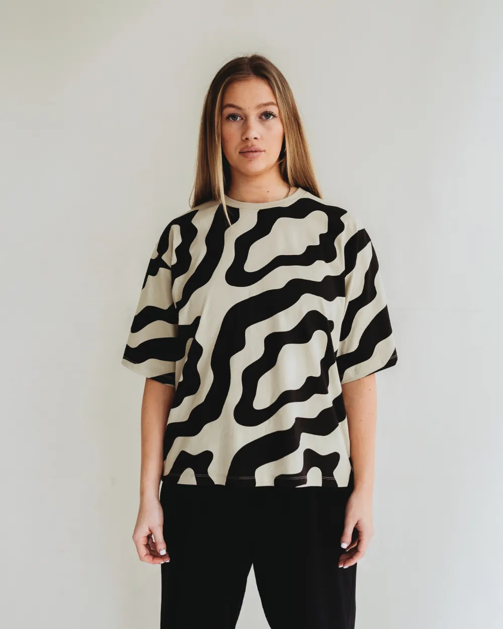 Elsie Whirl Print T-Shirt