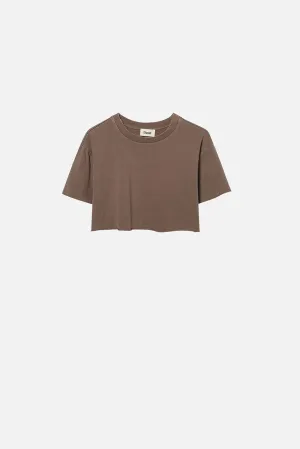 ELWOOD OVERSIZED BABY CORE TEE VINTAGE BROWN