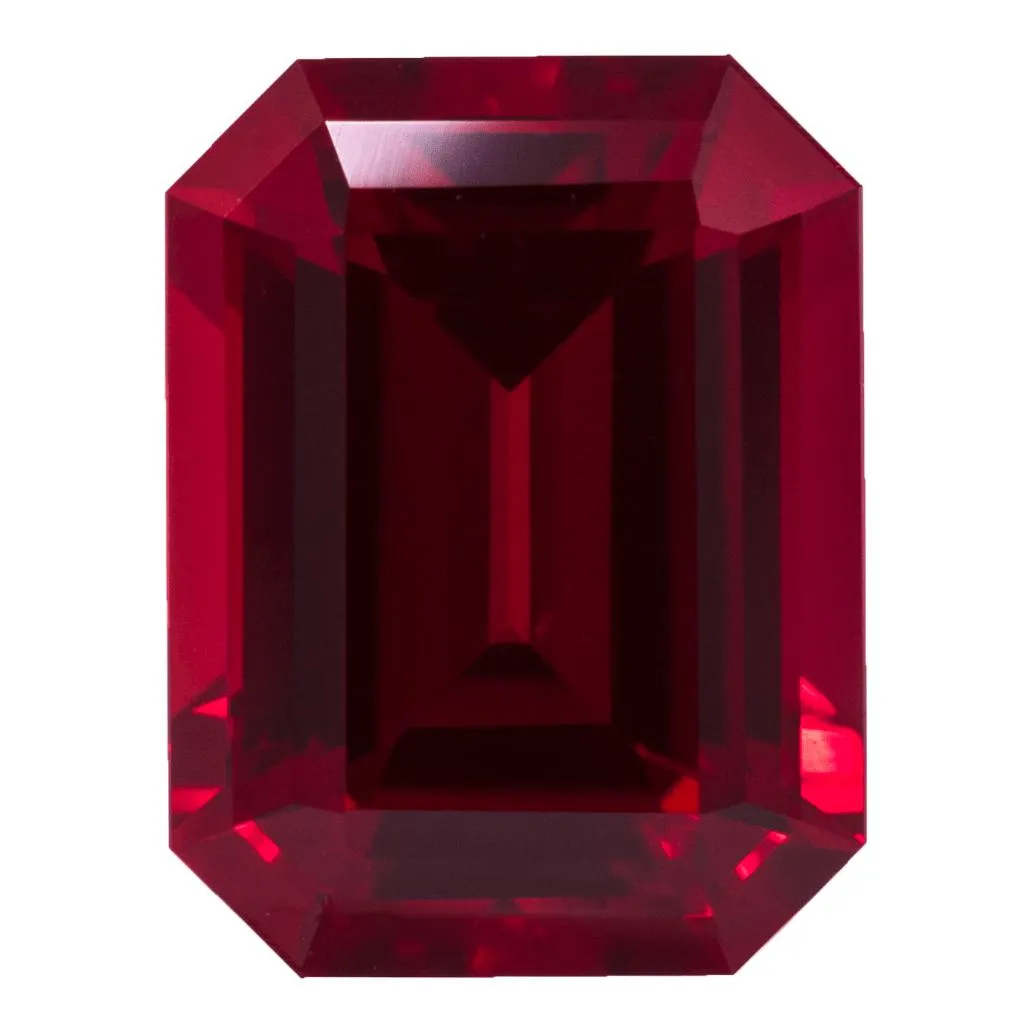 Emerald Chatham Lab-Grown Ruby Gems