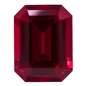 Emerald Chatham Lab-Grown Ruby Gems