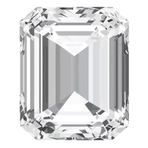 Emerald FAB Lab-Grown White Sapphire Gems