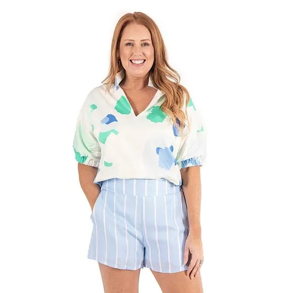 Emily McCarthy Hampton Stripe Everyday Shorts