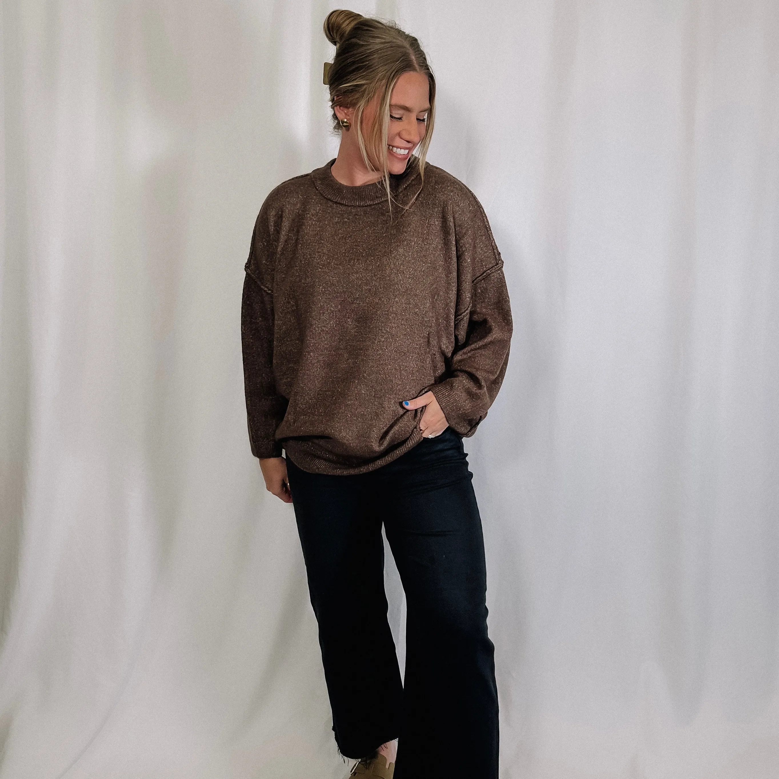 Espresso Oversized Sweater