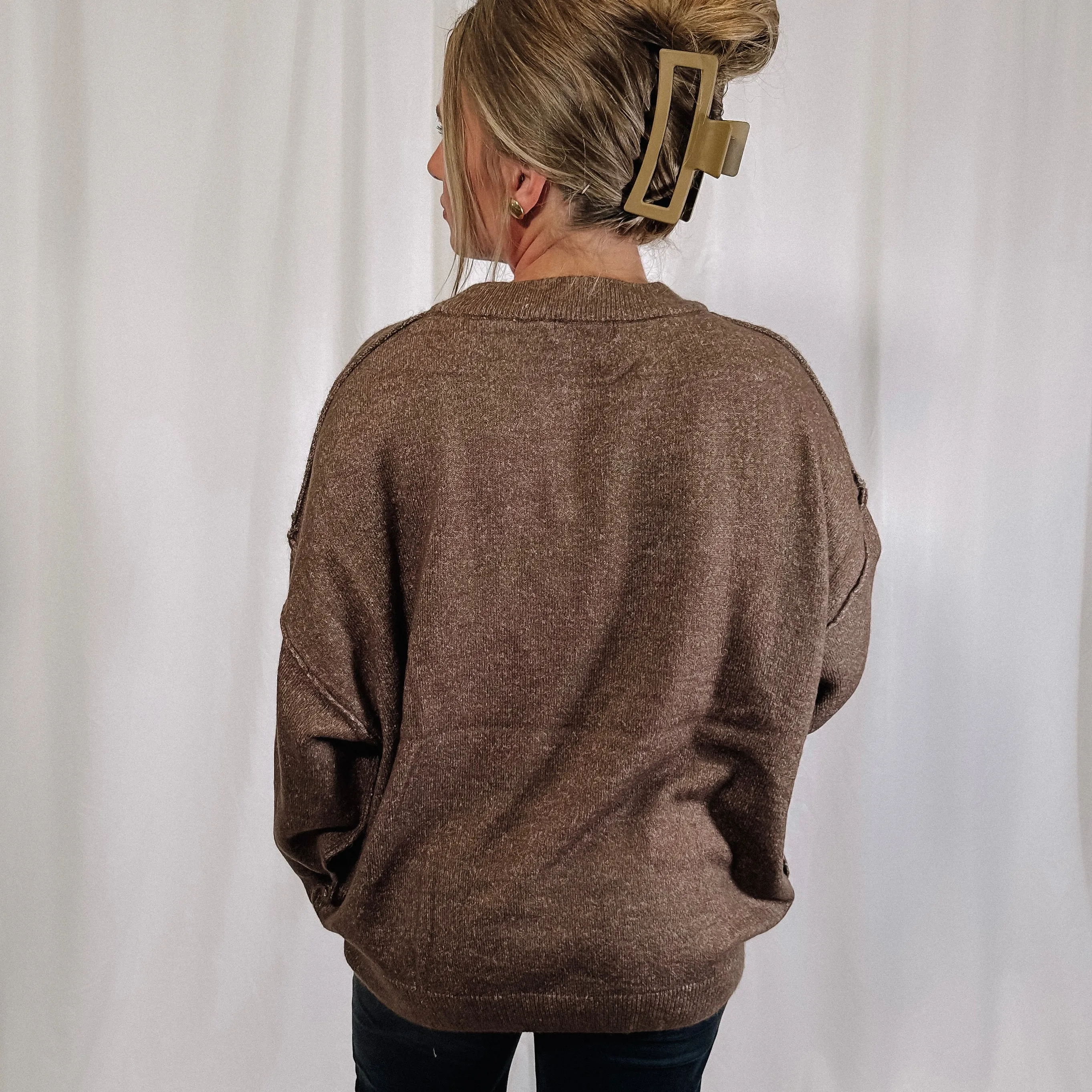 Espresso Oversized Sweater
