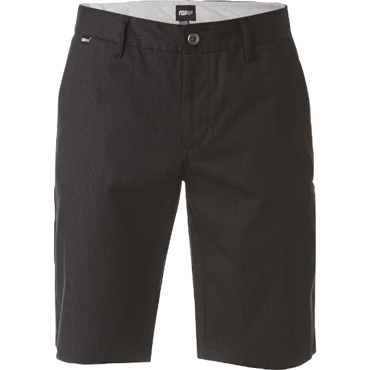 ESSEX PINSTRIPE SHORTS [BLACK]