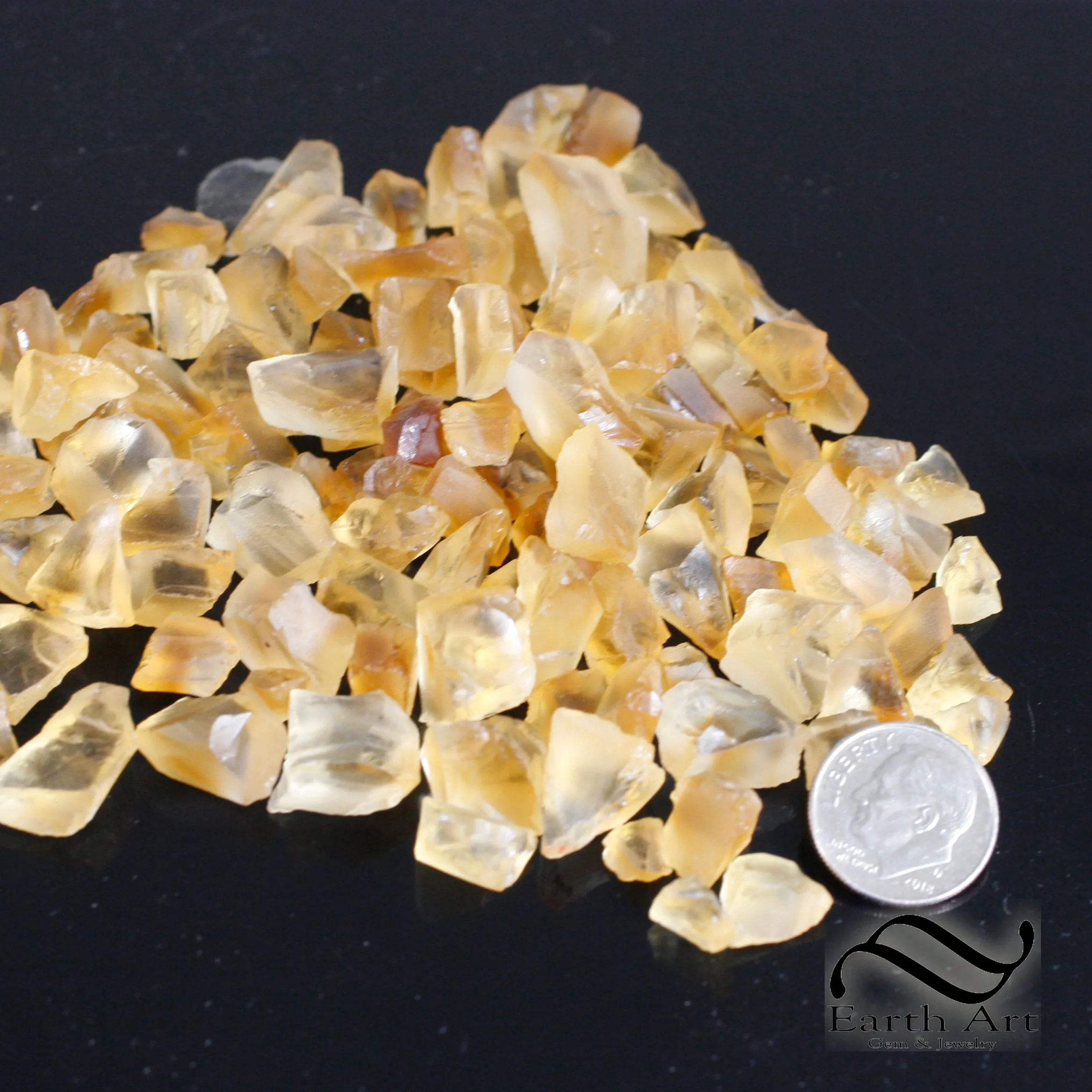 Facet Grade Citrine Rough - 5 gram parcel