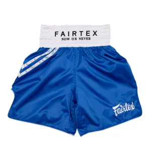 Fairtex Boxing Trunks - BT2009 "Classic Blue"
