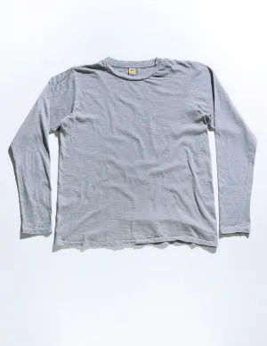 FINAL SALE: Long Sleeve Crewneck T-Shirt in Gray