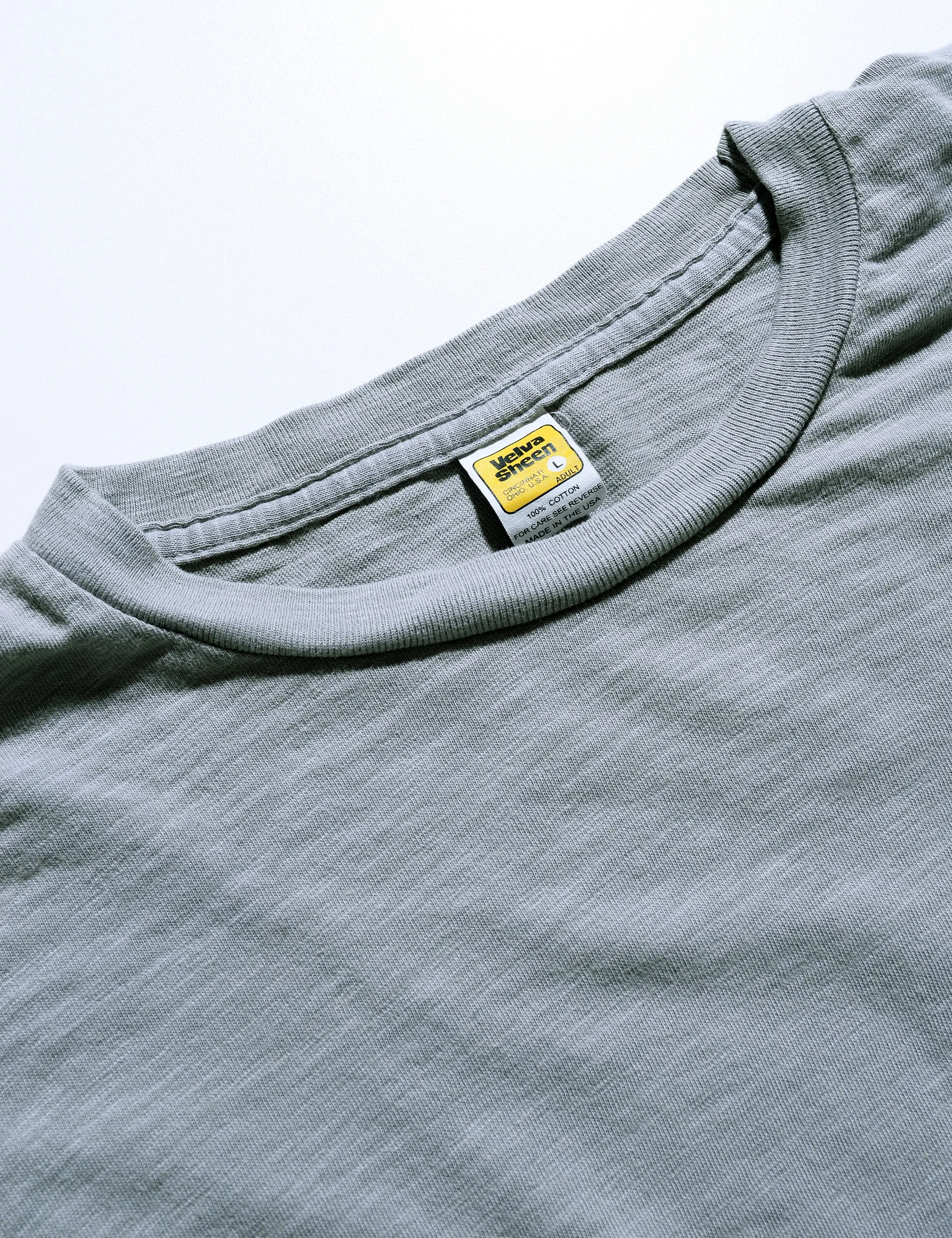 FINAL SALE: Long Sleeve Crewneck T-Shirt in Gray