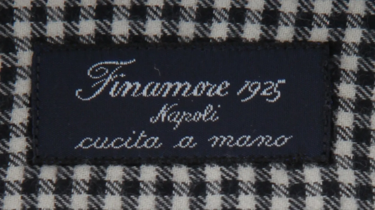Finamore Napoli Black Shirt - Slim