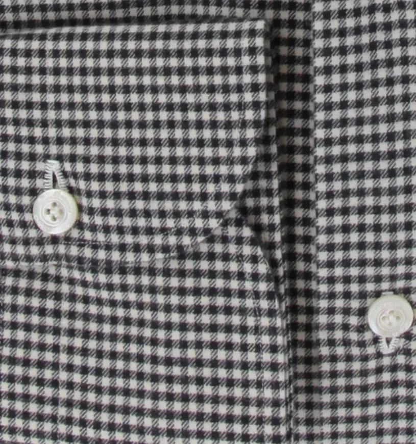 Finamore Napoli Black Shirt - Slim