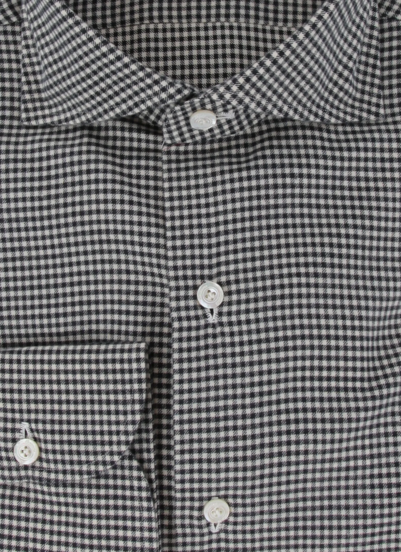 Finamore Napoli Black Shirt - Slim