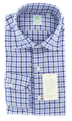 Finamore Napoli Blue Shirt - Extra Slim