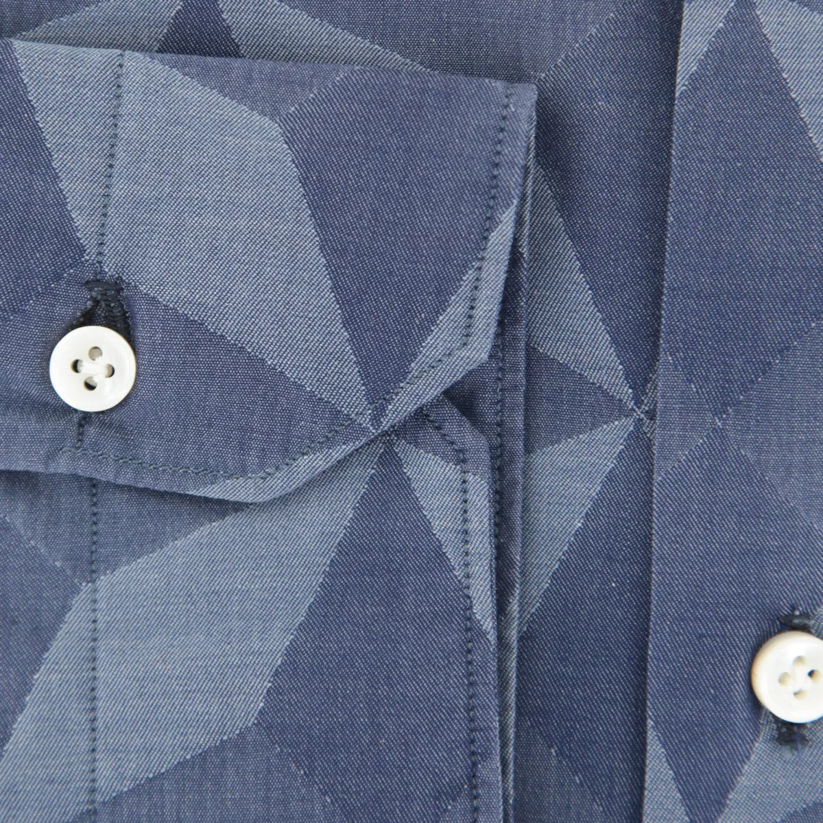 Finamore Napoli Blue Shirt - Extra Slim