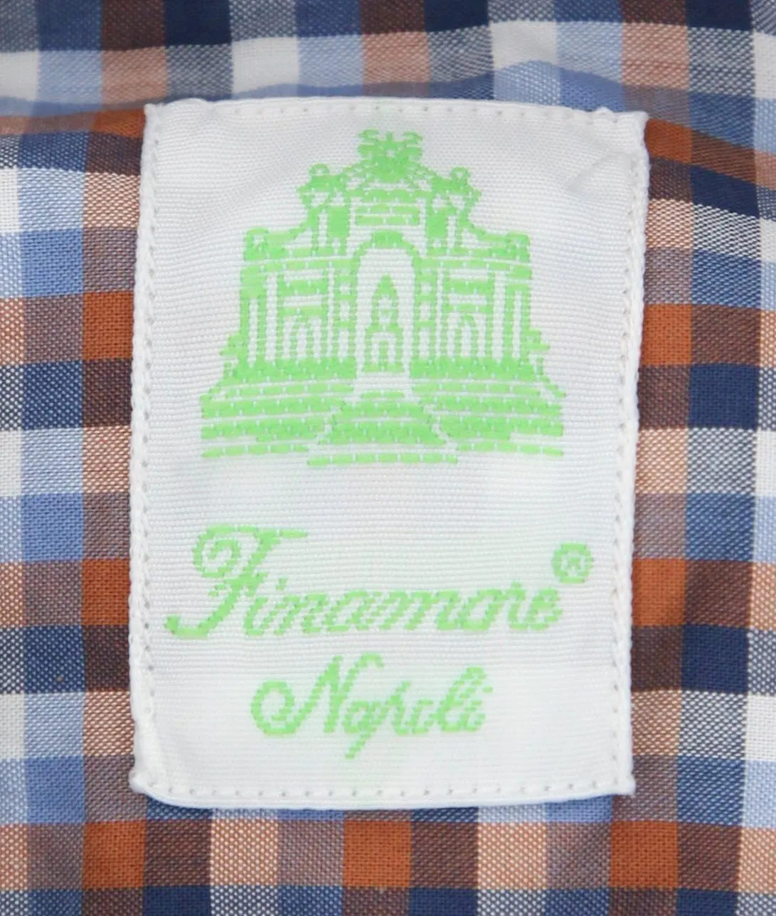 Finamore Napoli Blue Shirt - Extra Slim