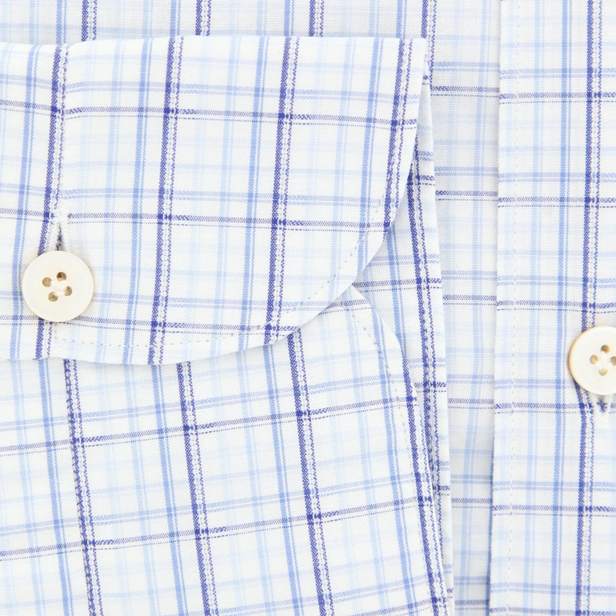 Finamore Napoli Blue Shirt - Extra Slim