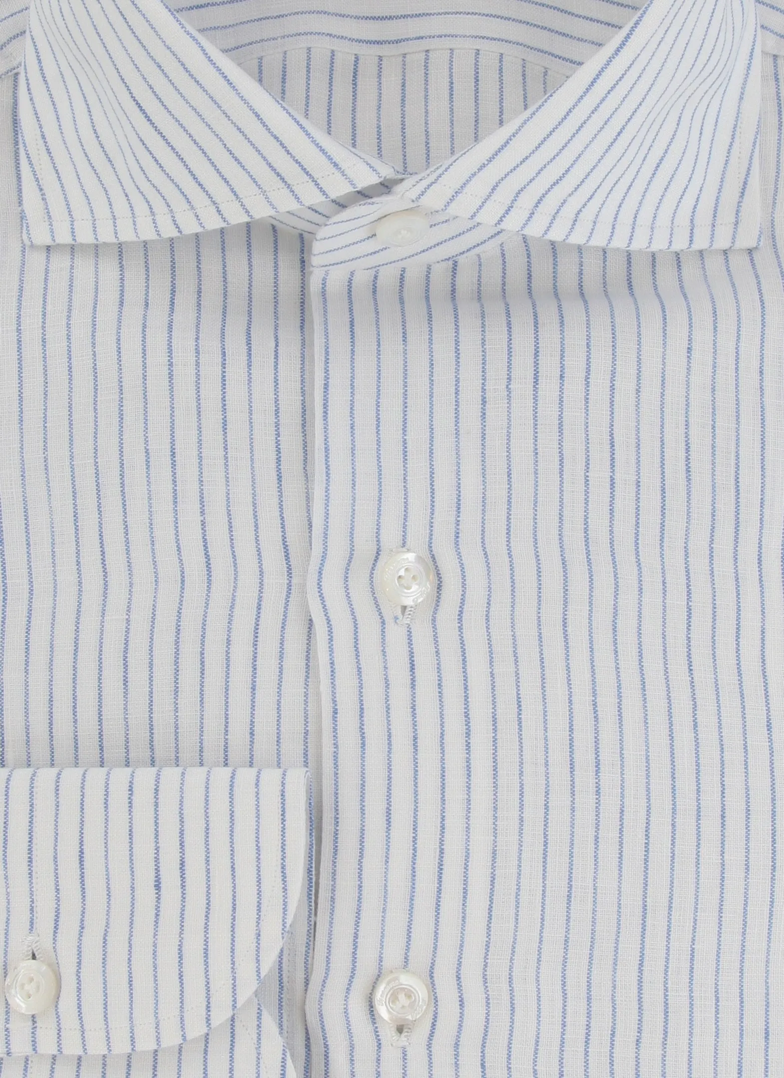 Finamore Napoli Blue Shirt - Slim
