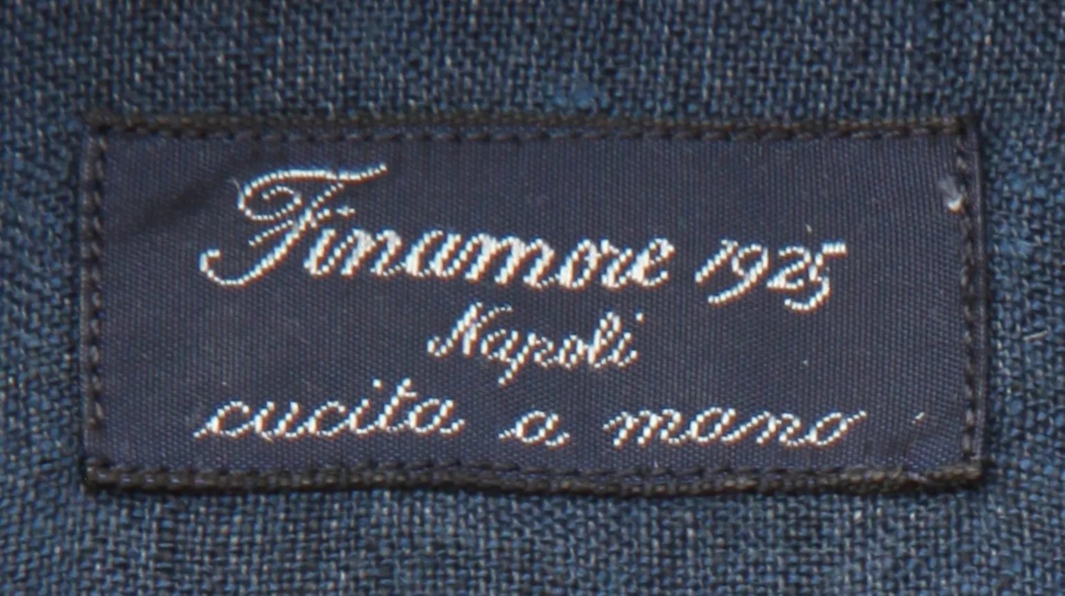 Finamore Napoli Blue Shirt - Slim