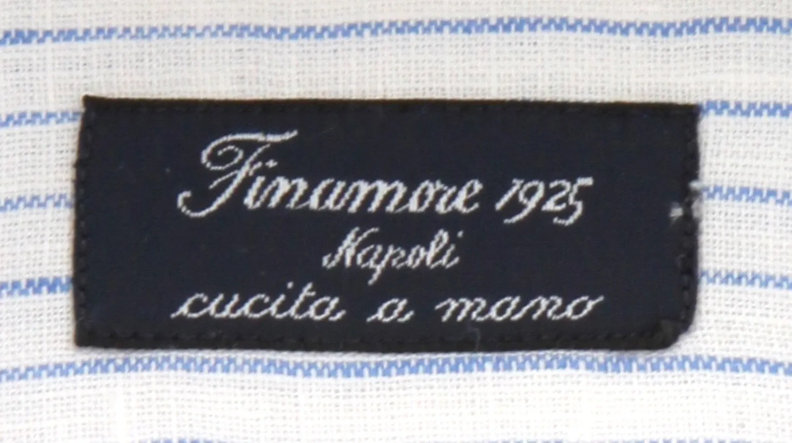 Finamore Napoli Blue Shirt - Slim