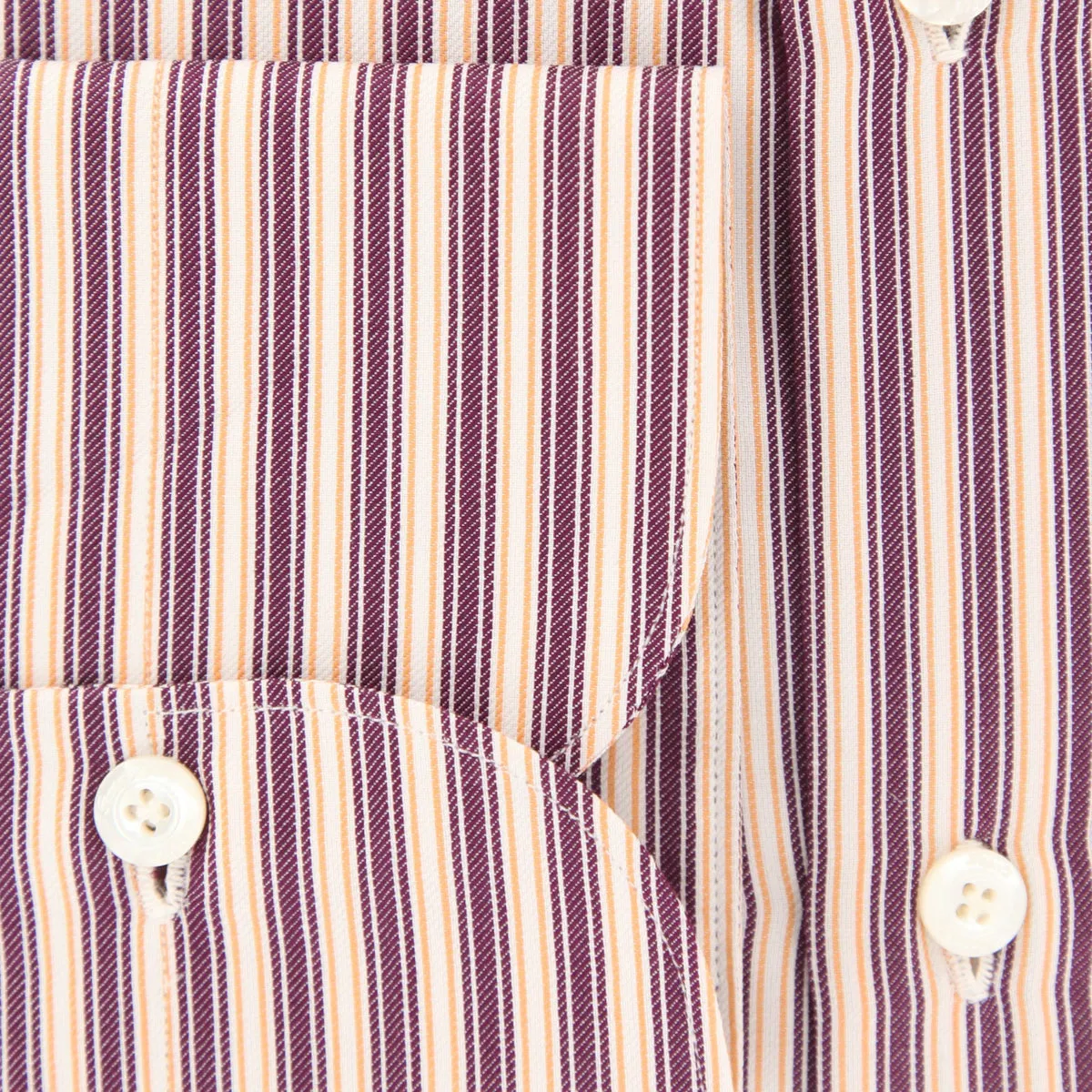 Finamore Napoli Brown Shirt - Extra Slim