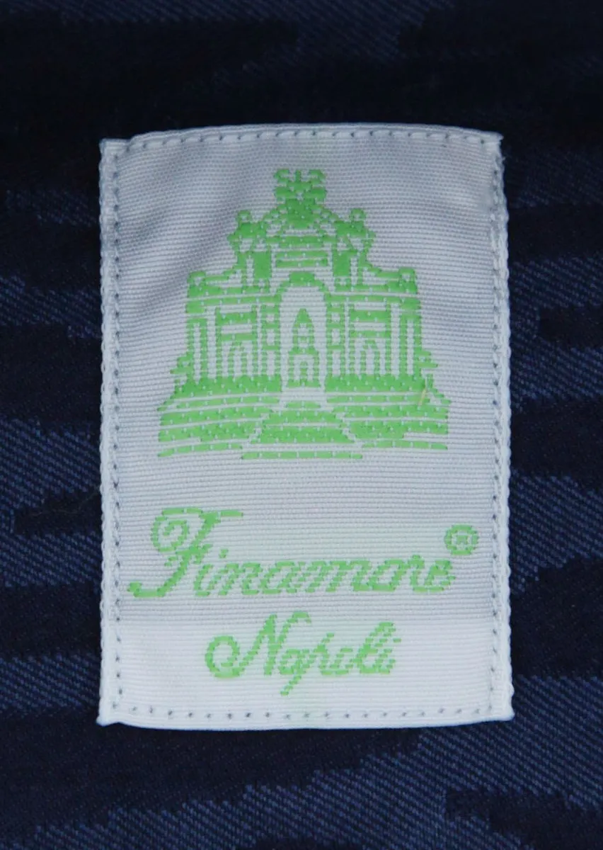 Finamore Napoli Dark Blue Shirt - Extra Slim