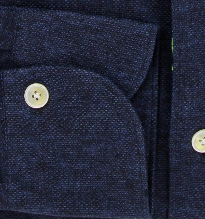 Finamore Napoli Dark Blue Shirt - Extra Slim