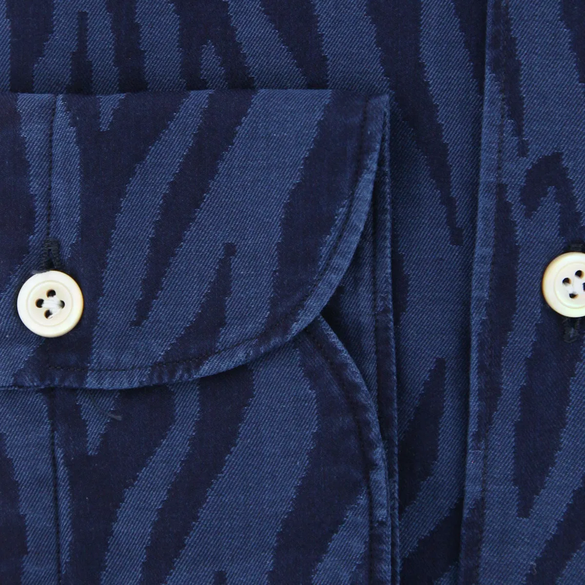 Finamore Napoli Dark Blue Shirt - Extra Slim